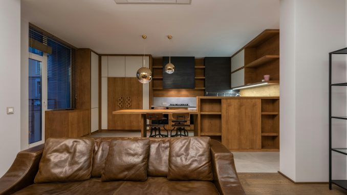 Raamdecoratie kiezen voor een open keuken en woonkamer