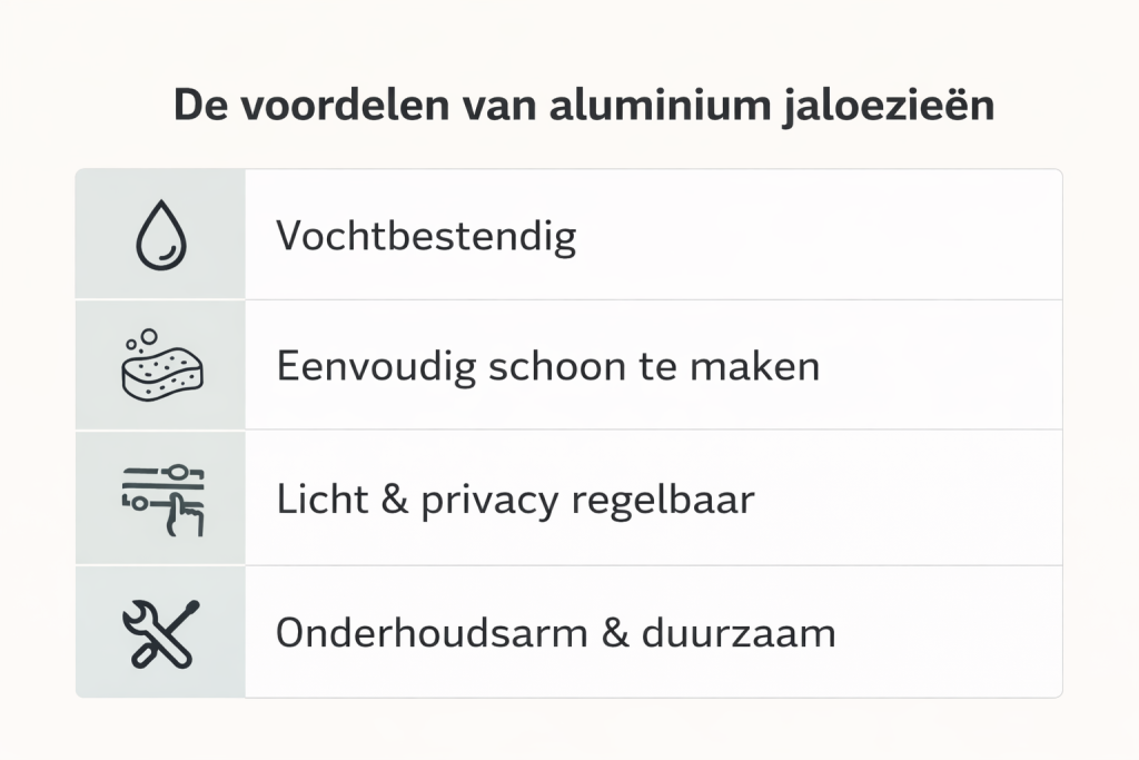 Aluminium jaloezieën