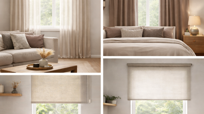 Lichtdoorlatende gordijn