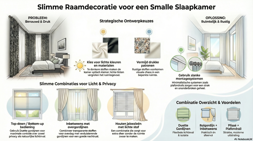 smalle slaapkamer groter laten lijken