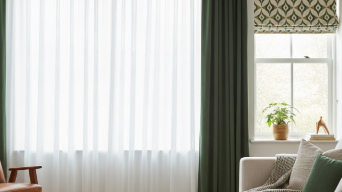 Lichtdoorlatende gordijn