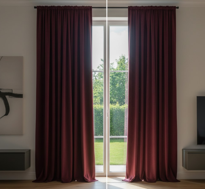 Verduisterende gordijnen