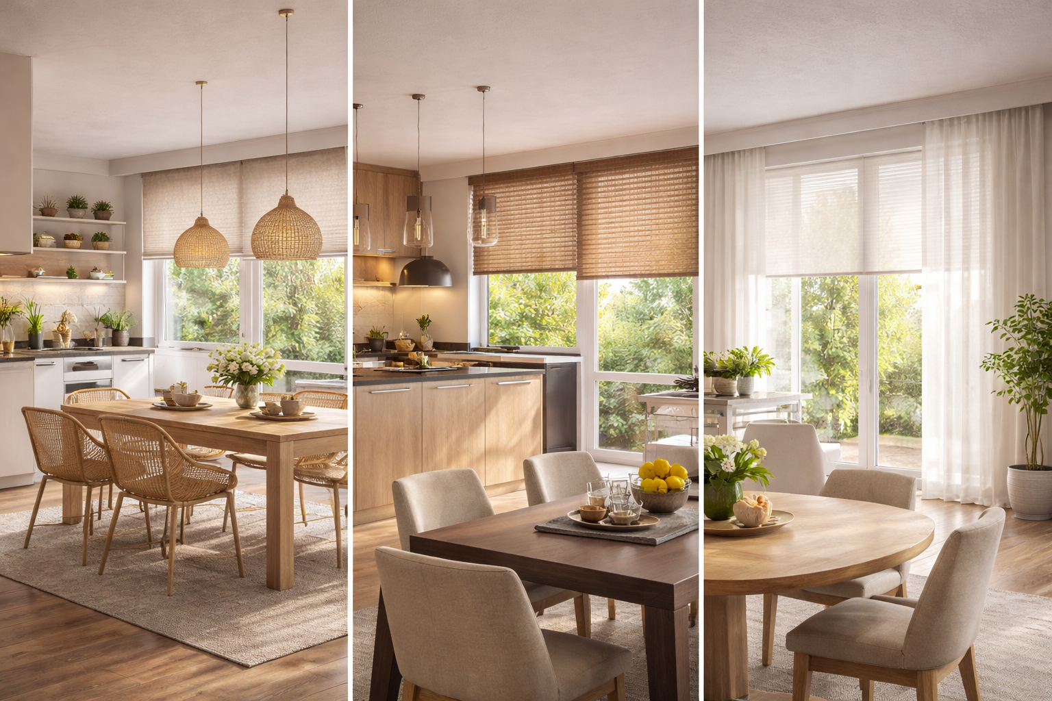 raamdecoratie open keuken