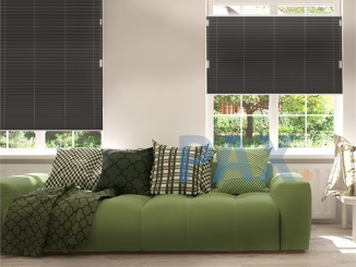 raamdecoratie met vloerverwarming