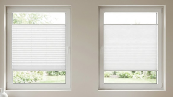 enkel en honingraat plisse