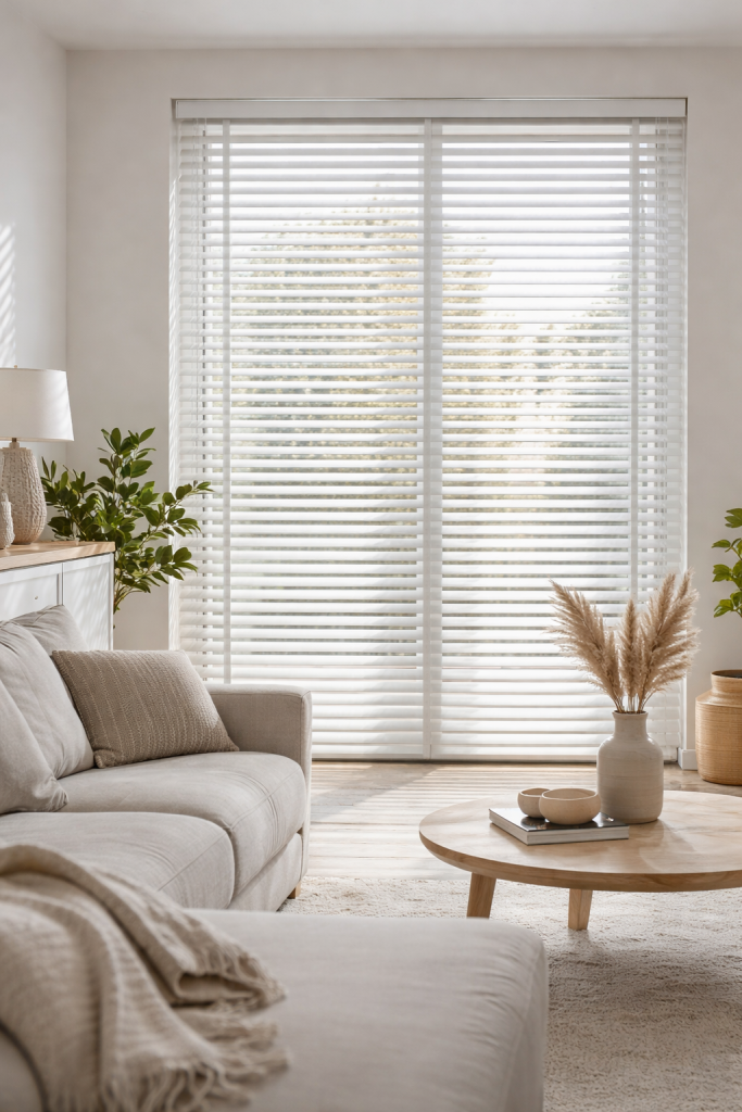 pvc jaloezie raamdecoratie