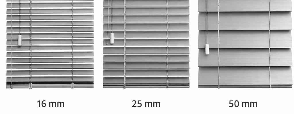 lamelgrootte jaloezieen