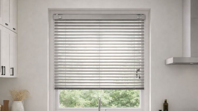 aluminium jaloezieen keuken