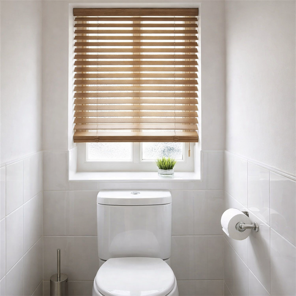 houten raamdecoratie