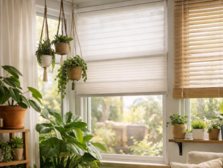 raamdecoratie planten