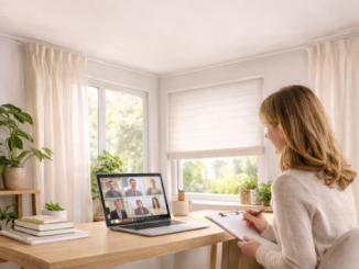 raamedecoratie videovergaderingen