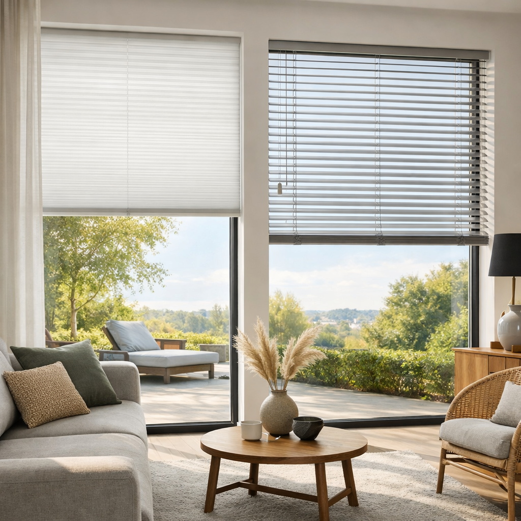 zonwerend glas raamdecoratie