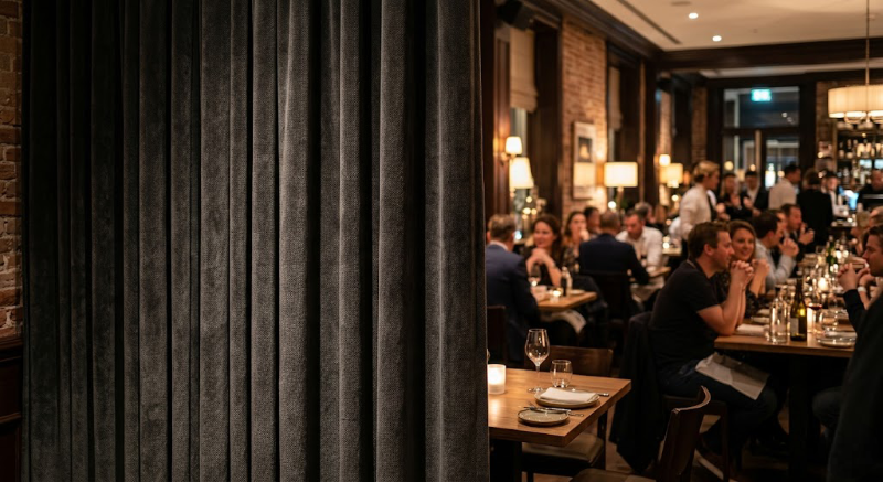 Akoestieke Gordijnen Voor In De Horeca