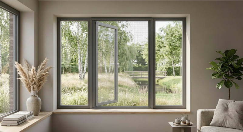 In de dag montage van een hor