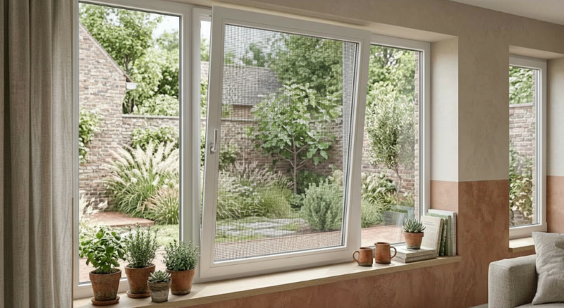 Inzethorren voor draai kiepramen