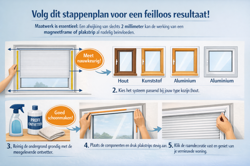 Meet Tips Voor Raamdecoratie Zonder Boren