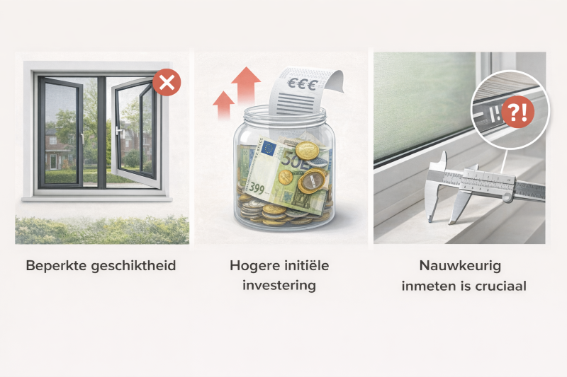 Nadelen van een inzethor