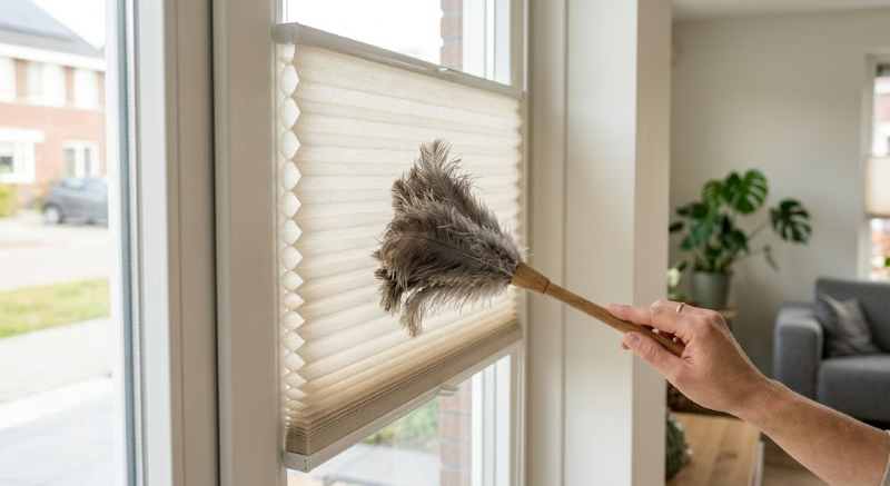 Vochtige Reiniging Van Plissegordijnen