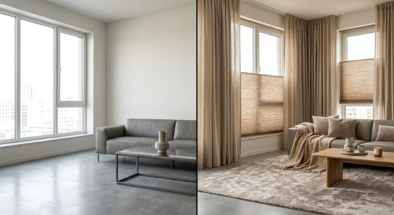 Before En After Beeld Galm In Huis Verminderen