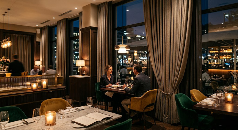Brandvertragende Raamdecoratie Voor Horeca Gelgenheden 2