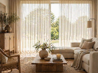 landelijk wonen raamdecoratie