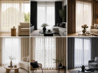 inbetweens met overgordijnen