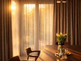 raamdecoratie ochtendzon