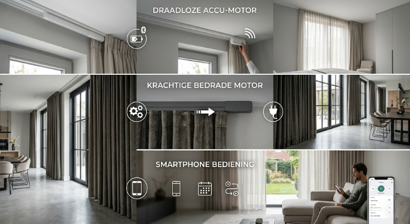 Types Automatische Gordijnrails Voor Uw Woning