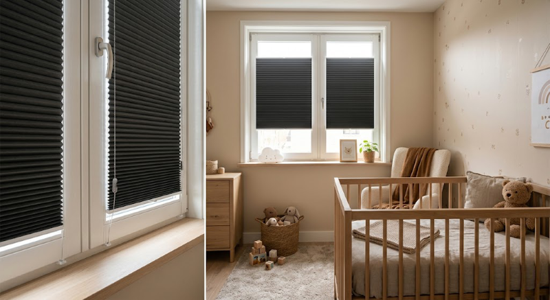 Verduisterende Honingraat Plissegordijnen In Kinderkamer