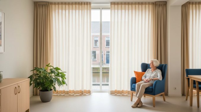 Privacy oplossingen met raamdecoratie in zorginstellingen: wat werkt het best?