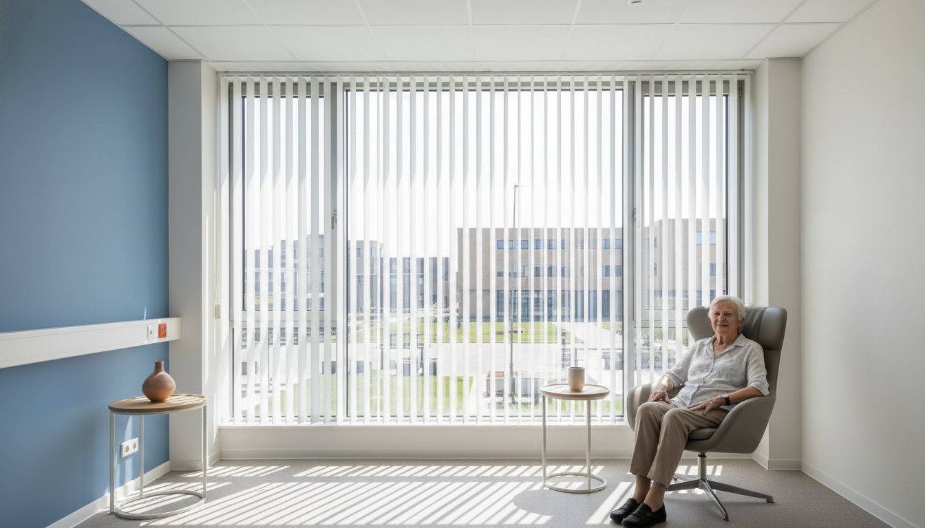 Raamdecoratie voor zorginstellingen: De gids voor hygiëne en veiligheid in 2026
