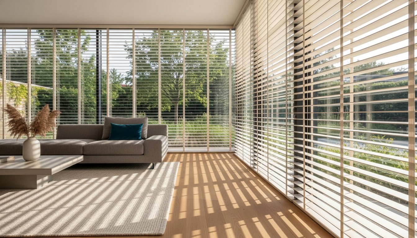 Welke raamdecoratie is geschikt voor woningen met veel glas?