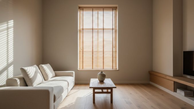 Welke raamdecoratie past het best bij een Japandi interieur?