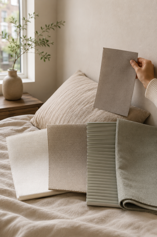 Kleurstalen Beoordelen Voor Een Kleine Slaapkamer