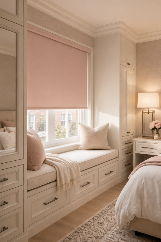 Verduisterend Rolgordijn In Kleine Slaapkamer