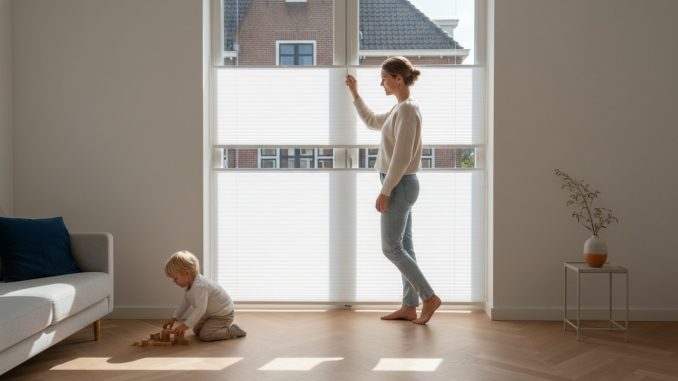 Plisségordijnen zonder touwtjes: veilig, strak en makkelijk te bedienen