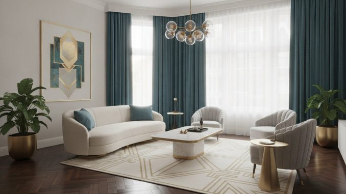 Hoe creëer je een modern art deco interieur?