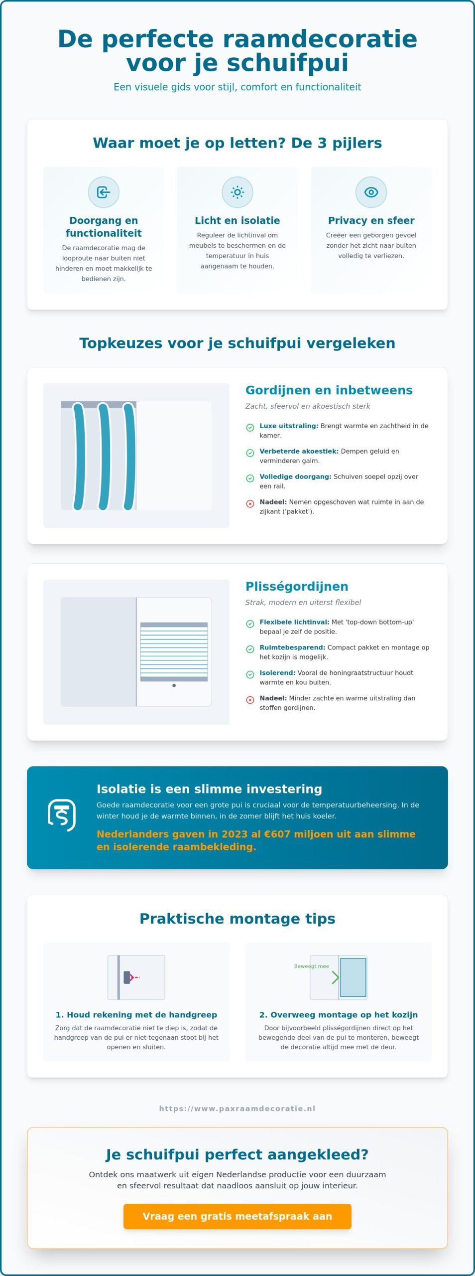 Welke gordijnen passen het beste bij een schuifpui?