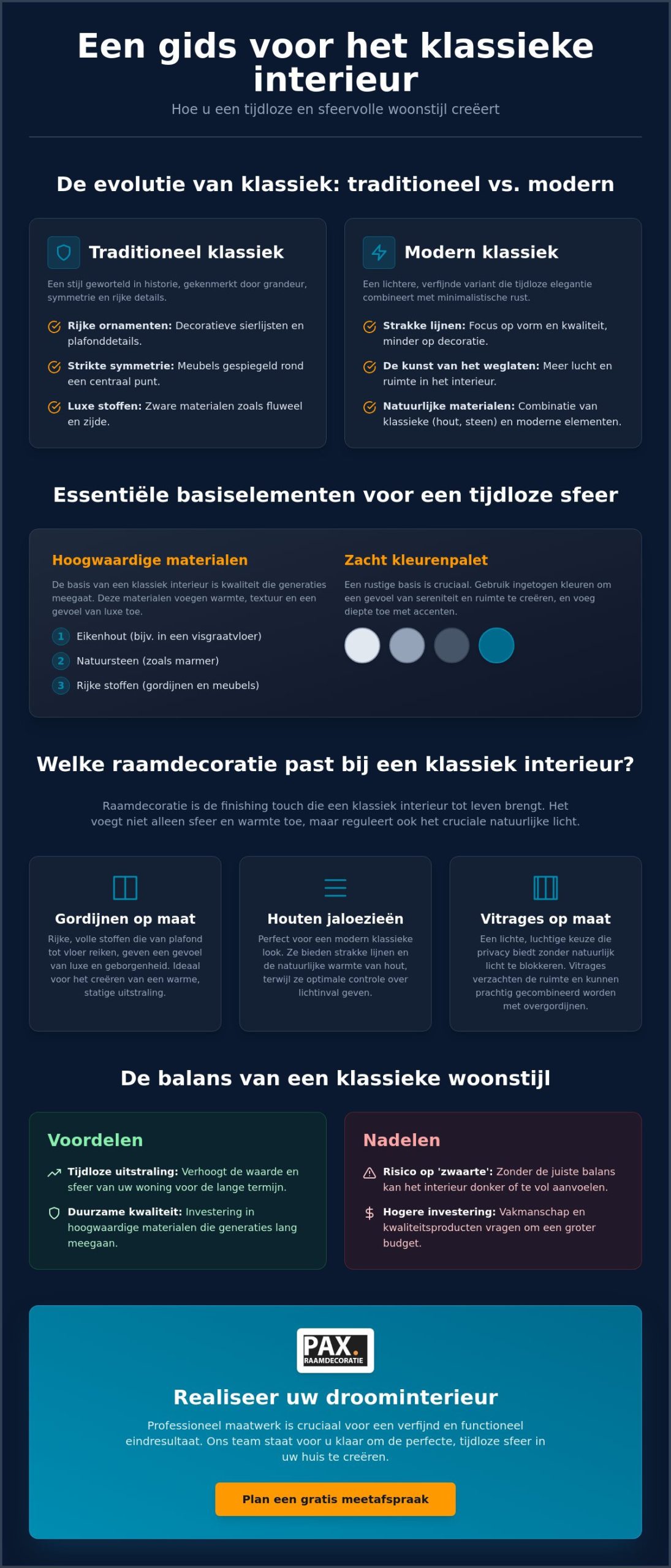 Klassiek interieur toepassen: zo creëer je een tijdloze woonstijl