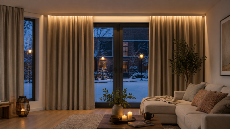Isolerende raamdecoratie: zo houd je warmte beter binnen in huis