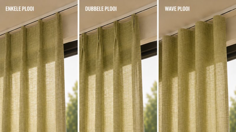 Enkele Dubbele En Wave Plooi