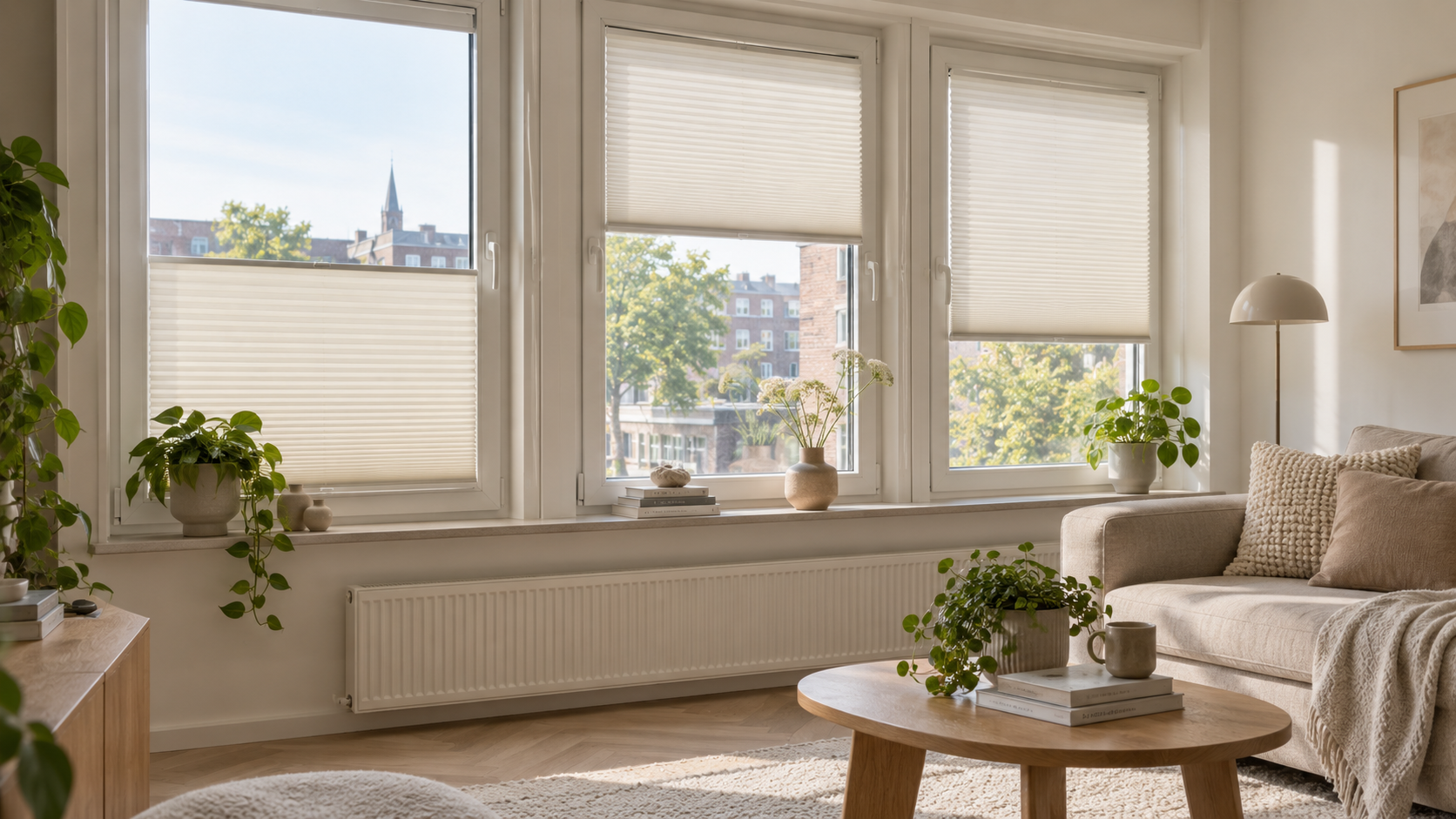 Plisségordijnen in een huurwoning: wat als je niet mag boren?