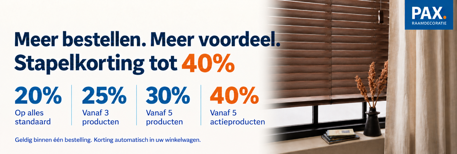 Stapelkorting Banner 2026 Algemeen