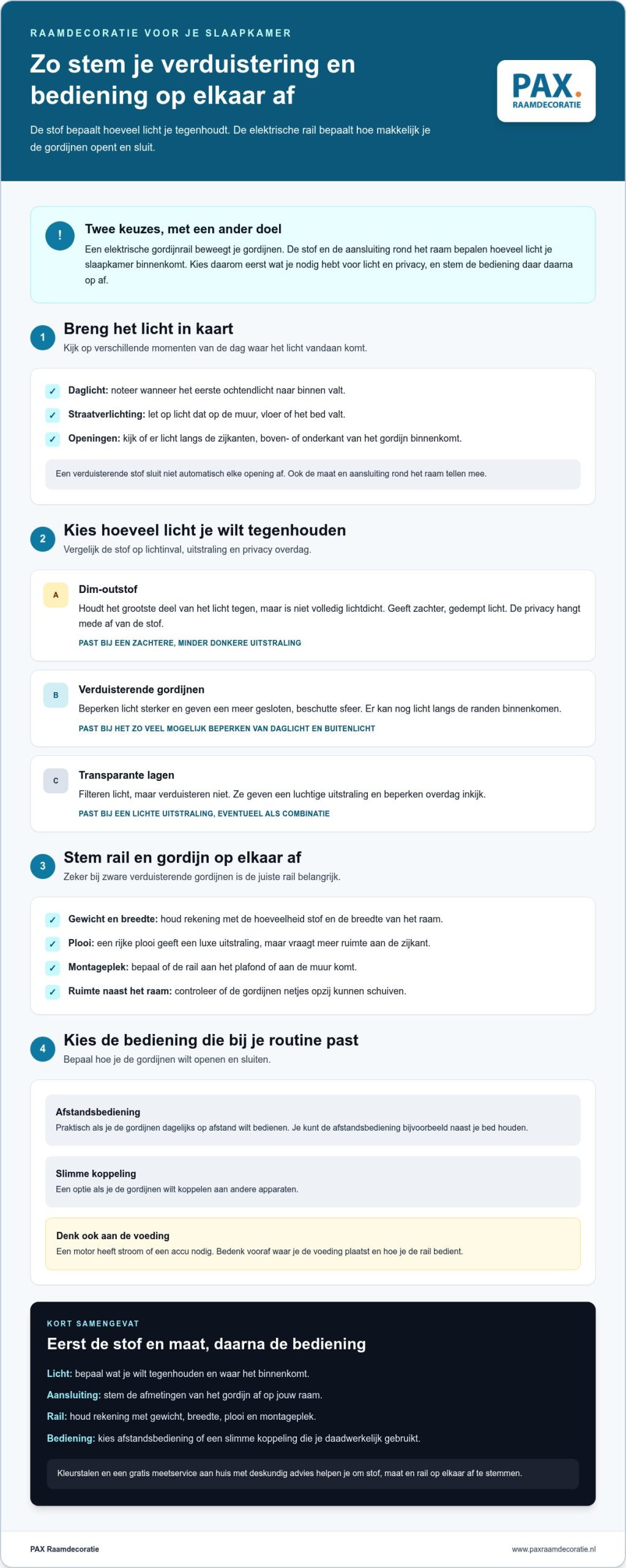 Automatische gordijnrails in huis: luxe met één druk op de knop