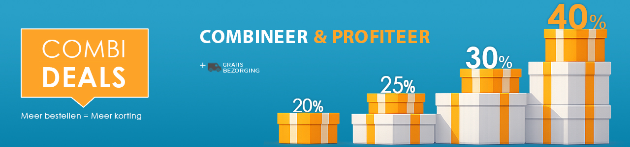 meer bestellen = meer korting