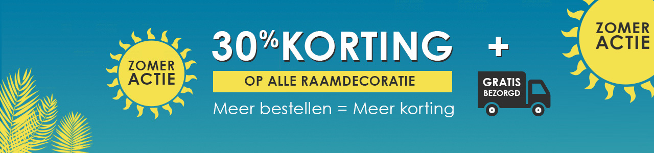 zomeractie 2025 pax raamdecoratie = stapel uw korting