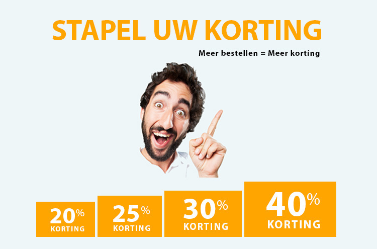 In juni 2025 = meer bestellen = meer korting
